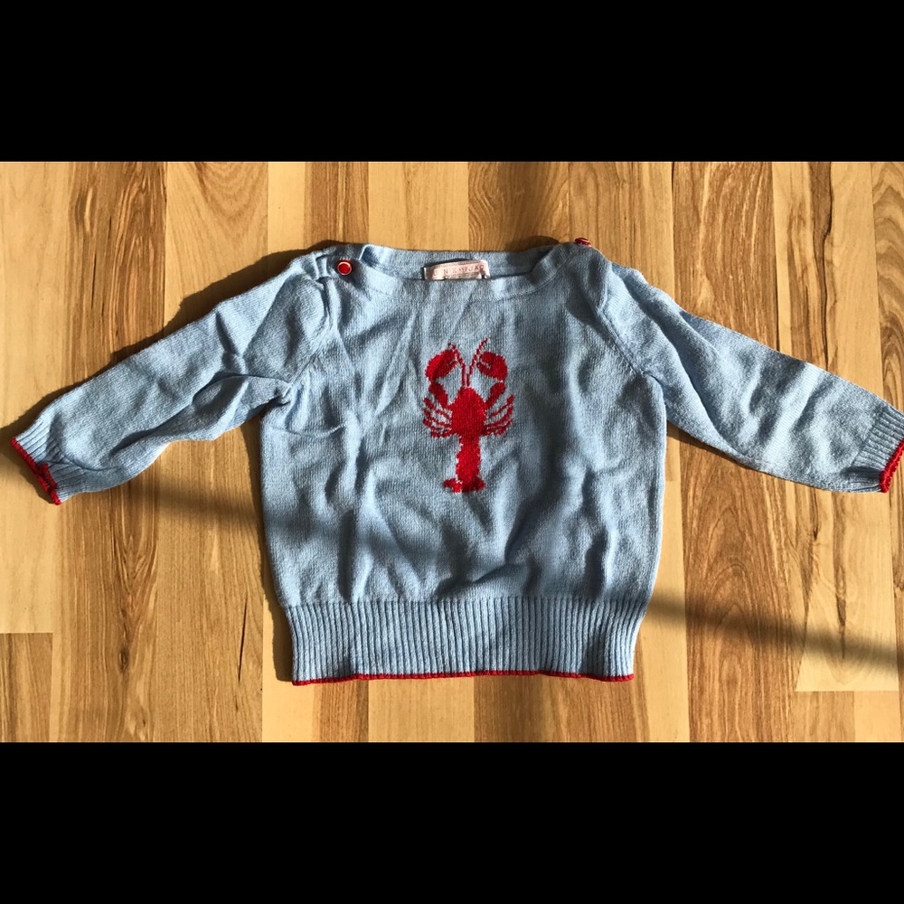 Janie and Jack Lobster Sweater